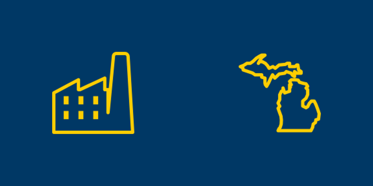 Flex industrial and Michigan icons.