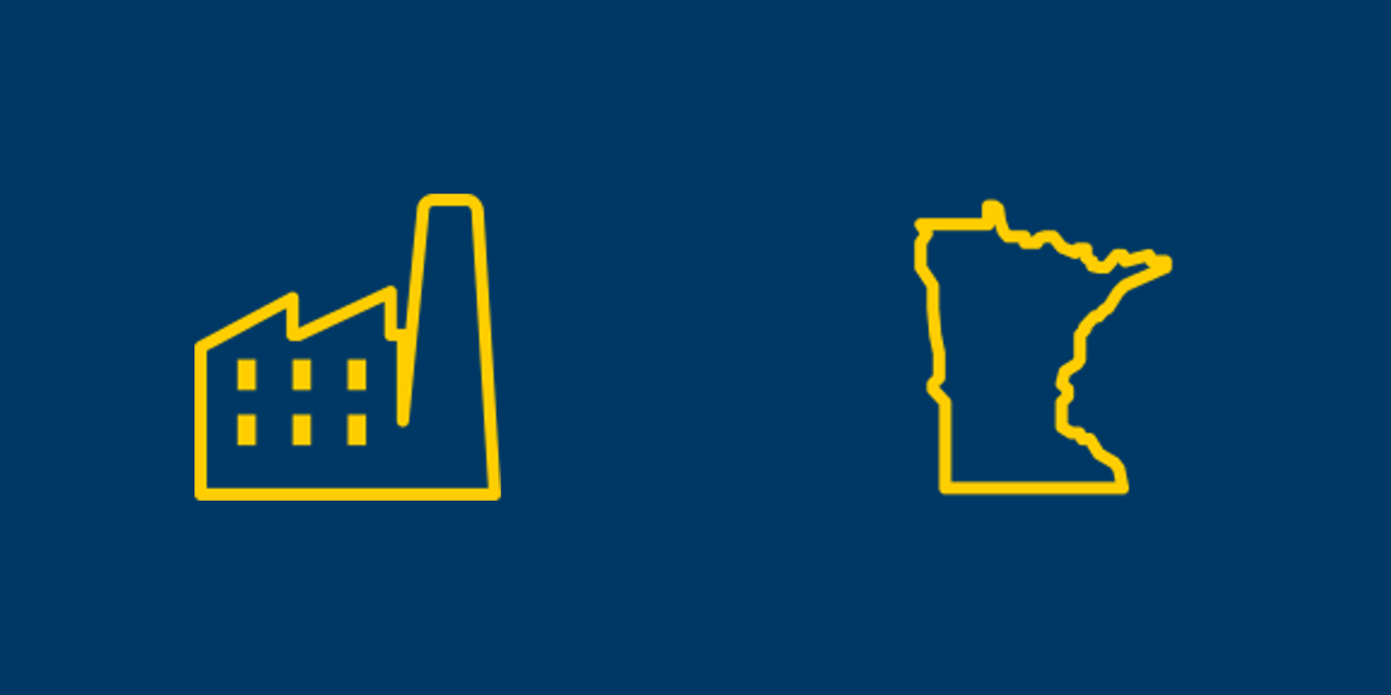 Flex-industrial and Minnesota icons.