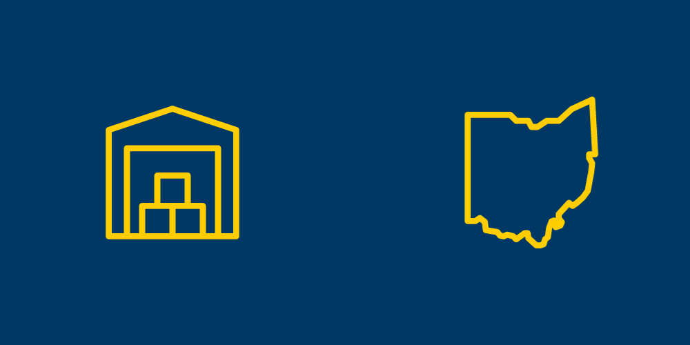 Self Storage and Ohio Icons