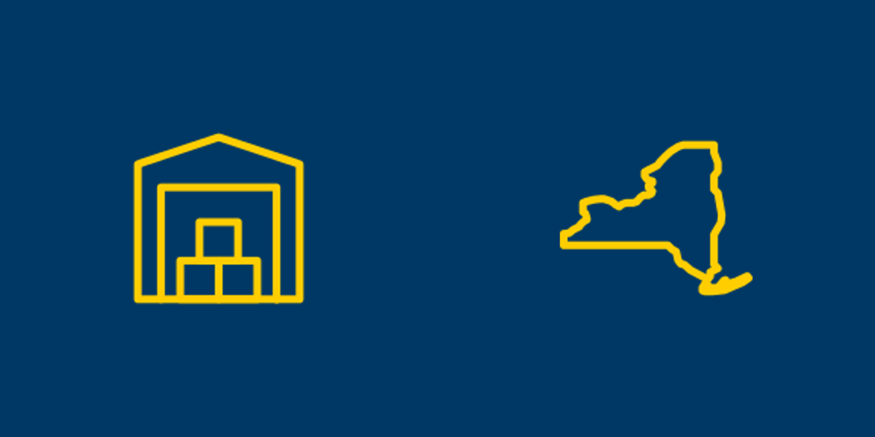 New York and Self-Storage icons