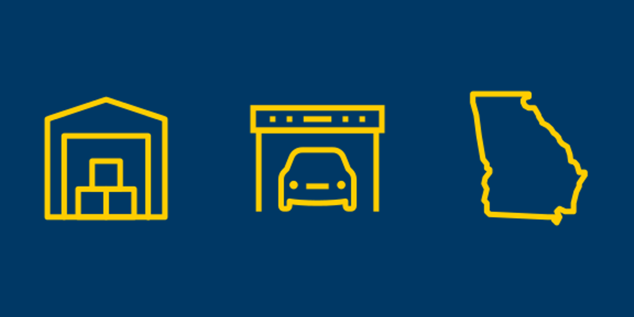 Self-Storage and Virginia icons.